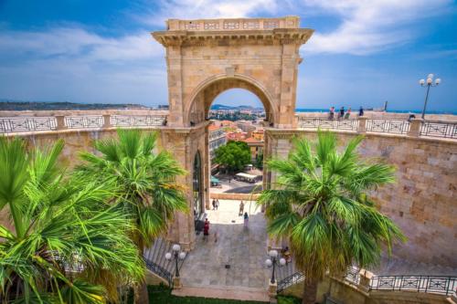 Cagliari Cathedral in Cagliari old town, Sardinia, Italy, Europe.