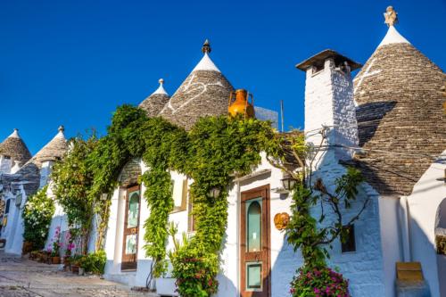 Beautiful Town Of Alberobello With Trulli Houses - Apulia Region, Italy, Europe