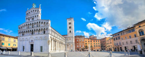 Roman catholic church San Michele in Lucca.Tuscany, Italy